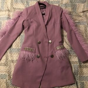 Custom blazer dress